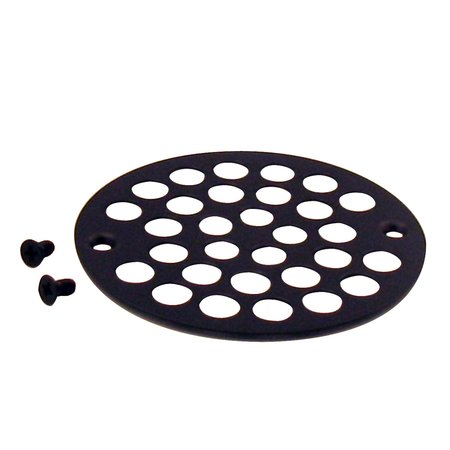 WESTBRASS 4-1/4" O.D. Shower Strainer Plastic-Oddities Style in Oil Rubbed Bronze D3193-12